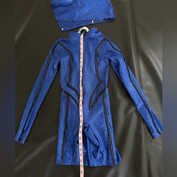 CUSTOM DANCEWEAR Duet Contemporary Red & Blue - Picture 5 of 9